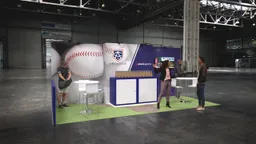 10x20 Inline booth design by Reaction Space